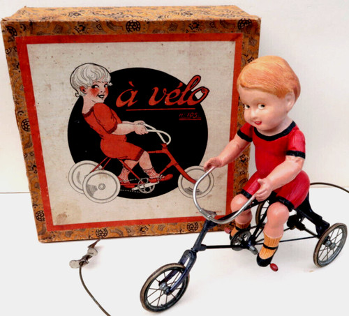 Rare jouet mecanique vélo - rare,