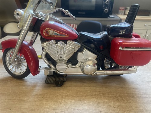 Moto jouet vintage rouge - , à