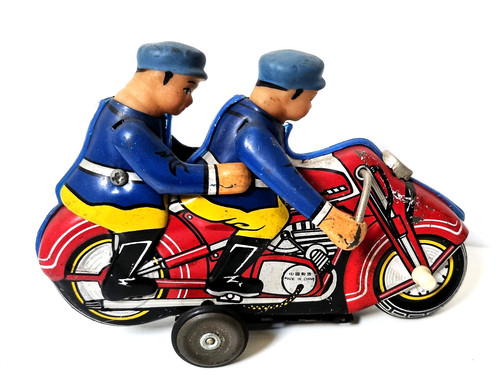 Moto jouet tôle ancienne - moto, tôle-